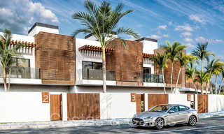 Nouveau développement de maisons de ville à vendre à côté du terrain de golf à Estepona 70542 