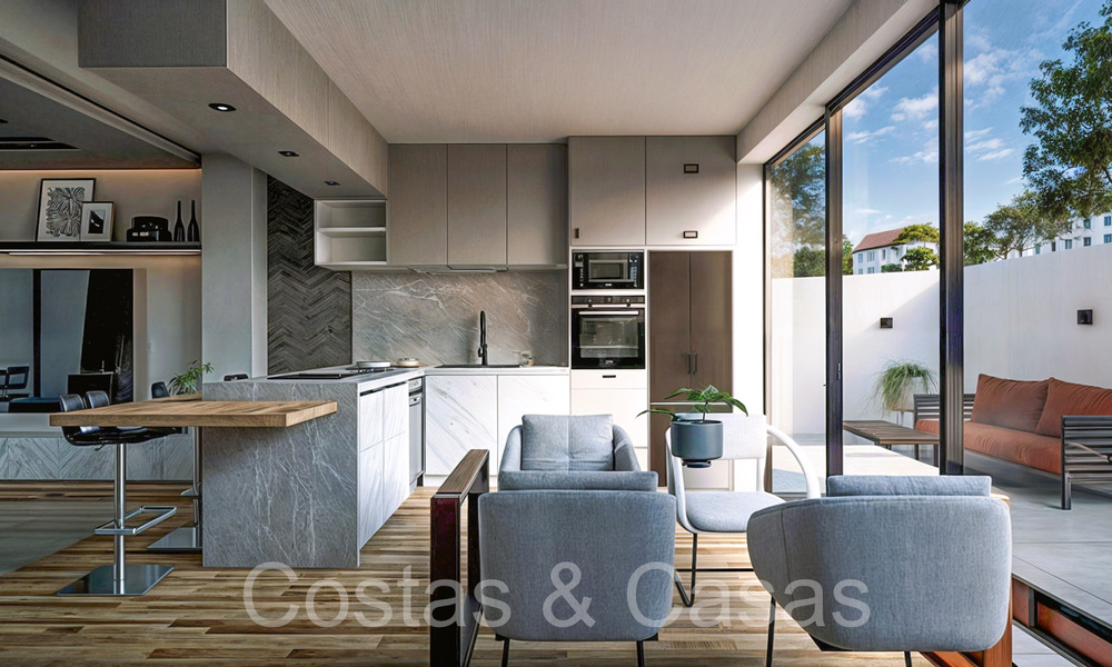 Nouveau développement de maisons de ville à vendre à côté du terrain de golf à Estepona 70543