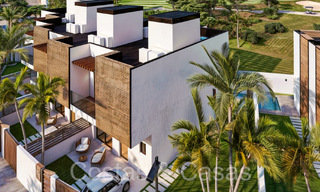 Nouveau développement de maisons de ville à vendre à côté du terrain de golf à Estepona 70560 