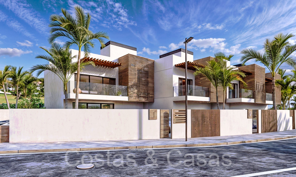Nouveau développement de maisons de ville à vendre à côté du terrain de golf à Estepona 70562