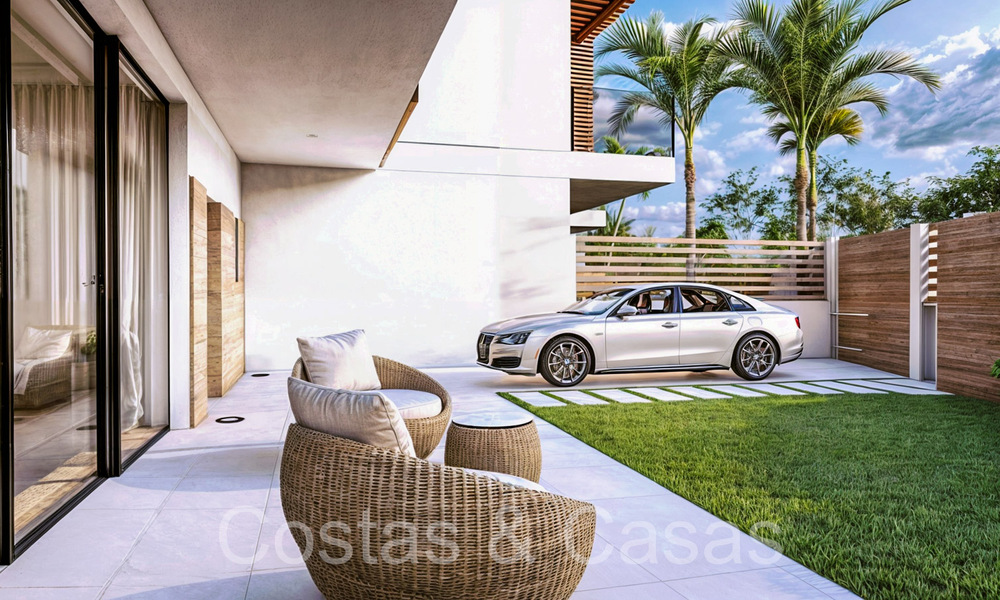 Nouveau développement de maisons de ville à vendre à côté du terrain de golf à Estepona 70564