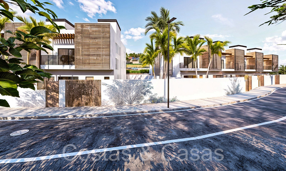Nouveau développement de maisons de ville à vendre à côté du terrain de golf à Estepona 70565