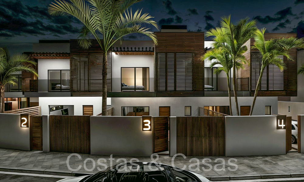 Nouveau développement de maisons de ville à vendre à côté du terrain de golf à Estepona 70566