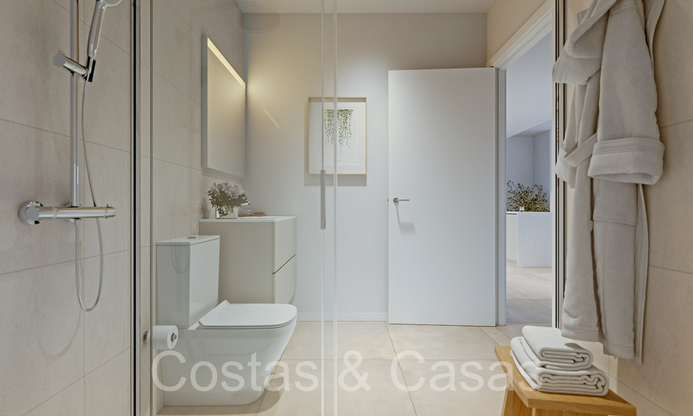 Appartements élégants à vendre, à distance de marche de la plage et des commodités du centre d'Estepona 70885