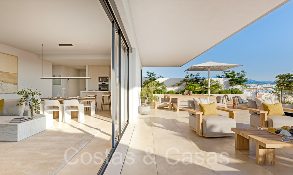 Appartements élégants à vendre, à distance de marche de la plage et des commodités du centre d'Estepona 70900