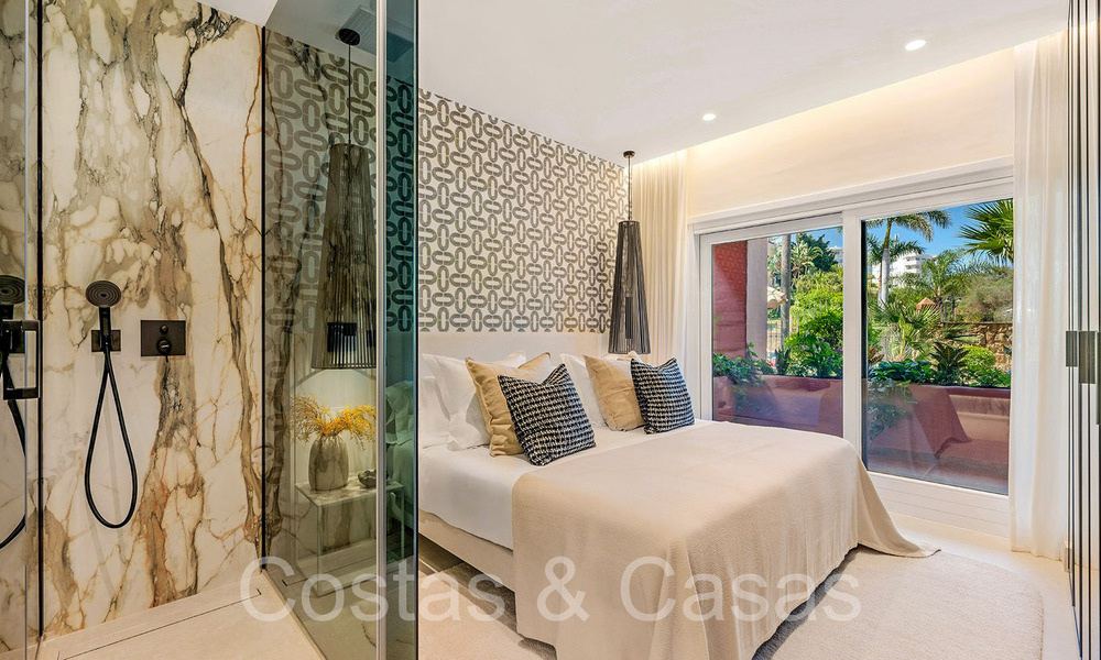 Luxueux appartement au rez-de-chaussée à vendre dans un complexe balnéaire 5 étoiles sur le New Golden Mile entre Marbella et Estepona 71381