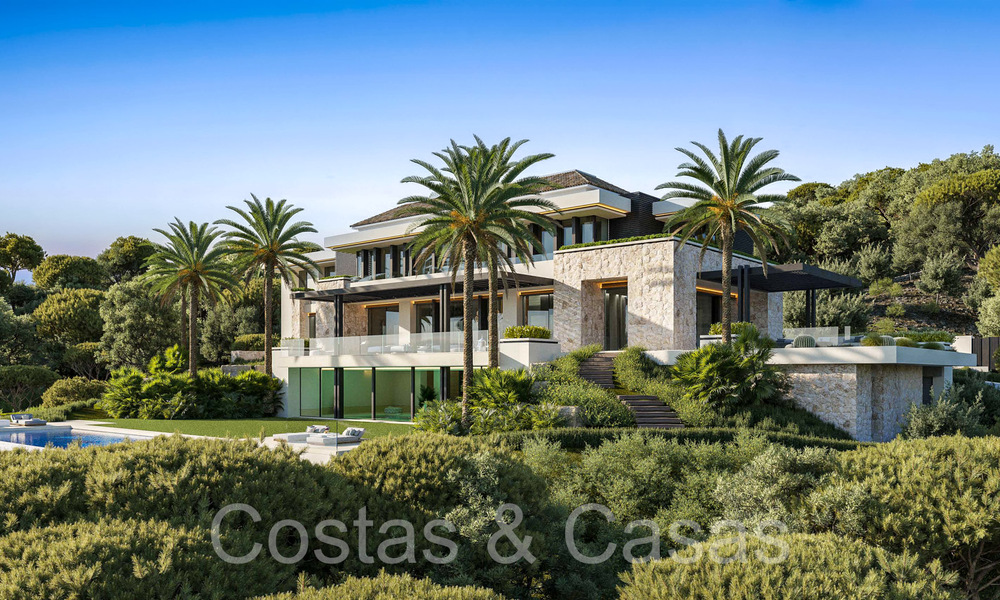 Majestueuse villa de charme à vendre, avec vue sur la mer, dans le complexe de golf le plus exclusif de La Zagaleta à Benahavis - Marbella 71423