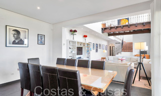 Villa de luxe espagnole intemporelle avec vue panoramique sur la mer à vendre dans une urbanisation sécurisée de Marbella - Benahavis 71583 