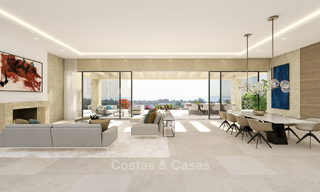 Emplacement privilégié pour le golf, terrain à bâtir à vendre dans un complexe de golf avec une vue imprenable sur la mer à Benahavis - Marbella 72671 