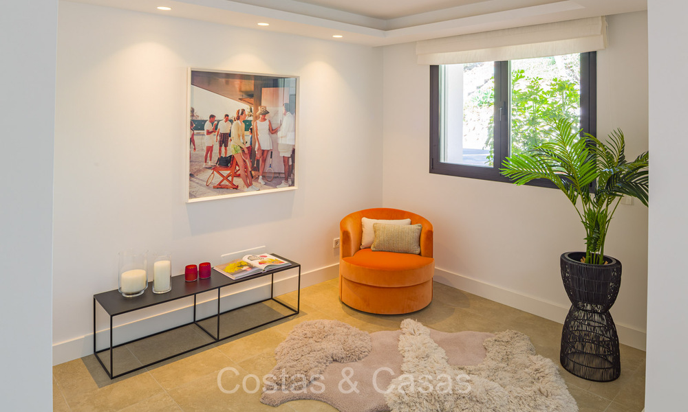 Villa méditerranéenne de plain-pied à vendre en bordure du parcours de golf Aloha à Nueva Andalucia, Marbella 72839