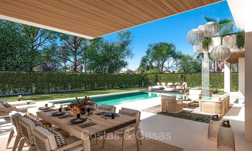 7 nouvelles villas de charme à vendre, à distance de marche de Puerto Banus et de la plage de San Pedro, Marbella 73507