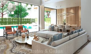 7 nouvelles villas de charme à vendre, à distance de marche de Puerto Banus et de la plage de San Pedro, Marbella 73530 