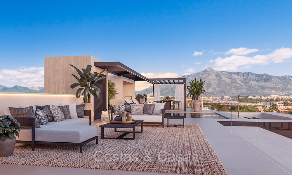 7 nouvelles villas de charme à vendre, à distance de marche de Puerto Banus et de la plage de San Pedro, Marbella 73542