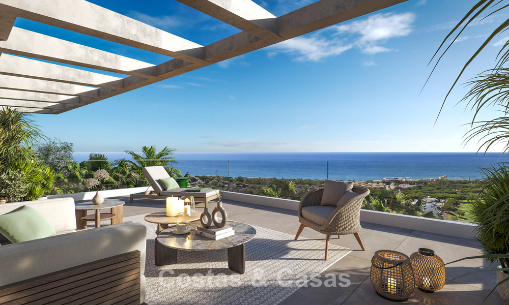 Appartements sophistiqués de nouvelle construction avec vue panoramique sur la mer à vendre à Cabopino, Marbella 793015