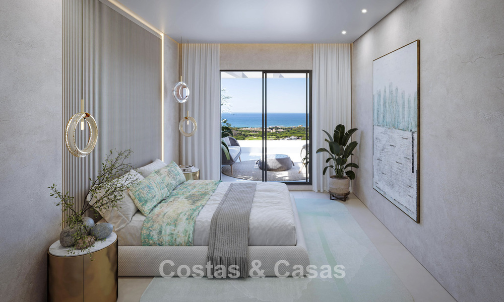 Appartements sophistiqués de nouvelle construction avec vue panoramique sur la mer à vendre à Cabopino, Marbella 793017