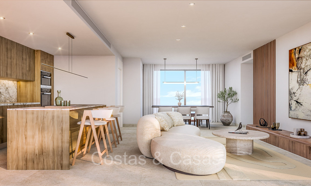 Appartements élégants avec vue phénoménale sur la mer à vendre dans un complexe de luxe à Fuengirola, Costa del Sol 74358
