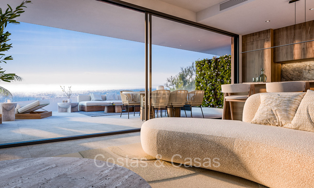 Appartements élégants avec vue phénoménale sur la mer à vendre dans un complexe de luxe à Fuengirola, Costa del Sol 74360