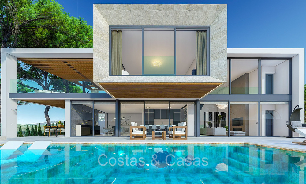 Villa design de nouvelle construction avec vue phénoménale sur la mer à vendre dans les collines de Mijas Pueblo, Costa del Sol 74432