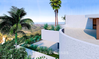 Villa design avec vue panoramique sur la mer à vendre dans un complexe fermé à Benahavis - Marbella 74910 