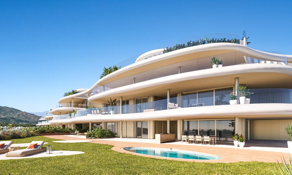 Nouveau sur le marché. Appartements de style avant-gardiste avec vue fantastique sur la mer à vendre à Benahavis - Marbella 774209