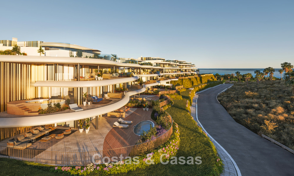 Nouveau sur le marché. Appartements de style avant-gardiste avec vue fantastique sur la mer à vendre à Benahavis - Marbella 774210
