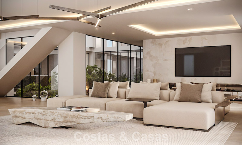 Nouveau sur le marché. Appartements de style avant-gardiste avec vue fantastique sur la mer à vendre à Benahavis - Marbella 774212