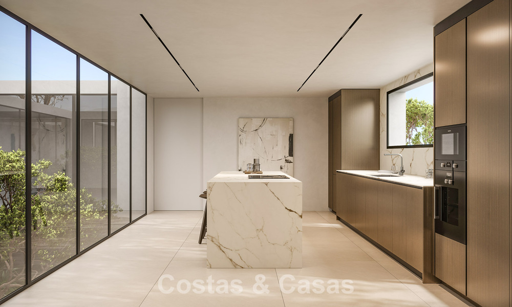Nouveau sur le marché. Appartements de style avant-gardiste avec vue fantastique sur la mer à vendre à Benahavis - Marbella 778321