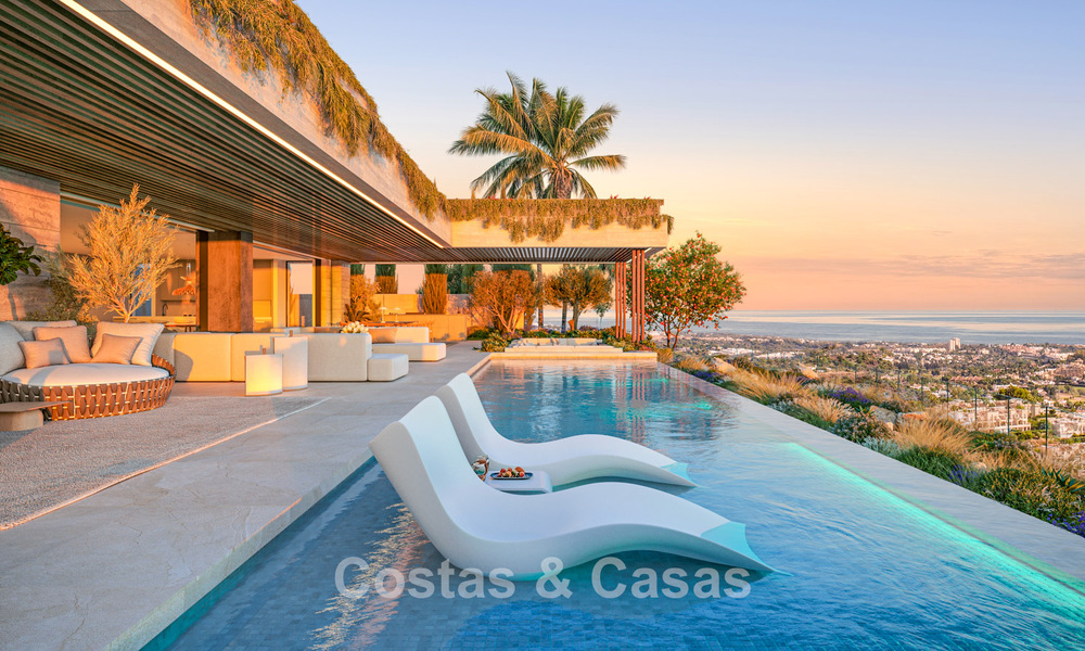 Impressionnantes villas de nouvelle construction à vendre avec vue sur la mer, le golf et la montagne à Benahavis - Marbella 74860