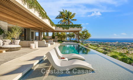 Impressionnantes villas de nouvelle construction à vendre avec vue sur la mer, le golf et la montagne à Benahavis - Marbella 787413