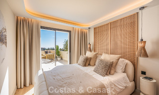Penthouse prestigieux rénové avec vue panoramique sur la mer à vendre dans la vallée du golf de Nueva Andalucia, Marbella 773645 