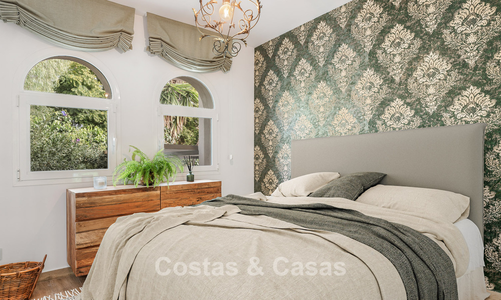 Spacieuse villa de plain-pied avec un style architectural andalou traditionnel à vendre à Elviria, Est de Marbella 774419