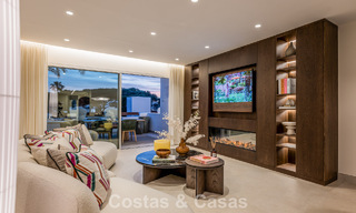 Appartement élégant rénové avec vue sur la mer à vendre dans un complexe de plage exclusif à Los Monteros, Marbella Est 778395 