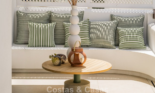 Appartement élégant rénové avec vue sur la mer à vendre dans un complexe de plage exclusif à Los Monteros, Marbella Est 778409 