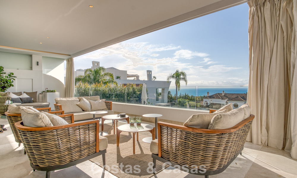 Luxueux appartement en duplex à vendre avec vue sur la mer dans un complexe haut de gamme de Sierra Blanca sur le Golden Mile de Marbella 774607