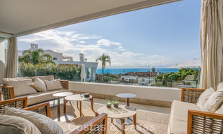 Luxueux appartement en duplex à vendre avec vue sur la mer dans un complexe haut de gamme de Sierra Blanca sur le Golden Mile de Marbella 774608 