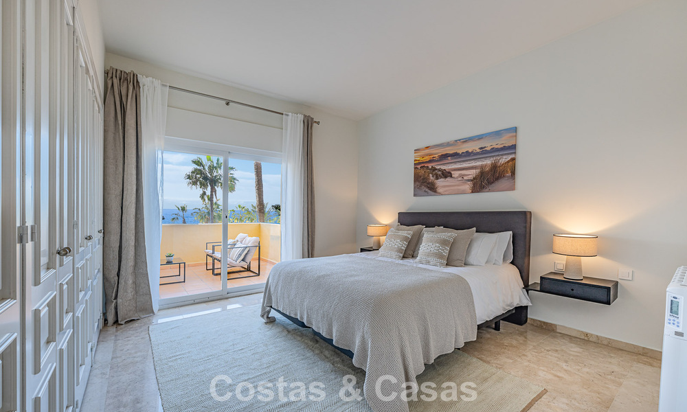 Spacieux appartement de 3 chambres avec vue panoramique sur la mer à vendre dans un complexe de plage à l'est du centre de Marbella 774659