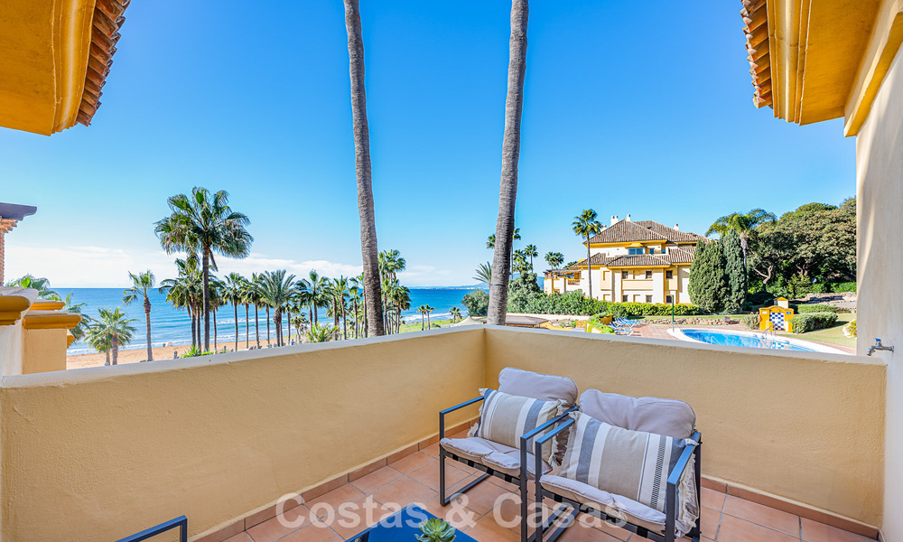 Spacieux appartement de 3 chambres avec vue panoramique sur la mer à vendre dans un complexe de plage à l'est du centre de Marbella 774664