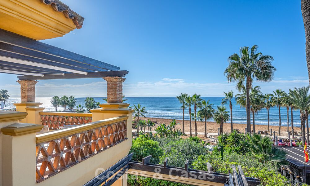 Spacieux appartement de 3 chambres avec vue panoramique sur la mer à vendre dans un complexe de plage à l'est du centre de Marbella 774667