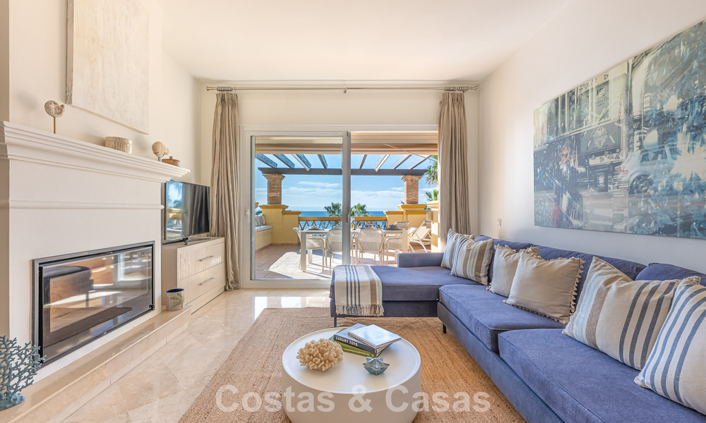 Spacieux appartement de 3 chambres avec vue panoramique sur la mer à vendre dans un complexe de plage à l'est du centre de Marbella 774698