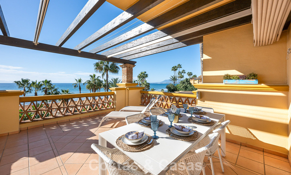 Spacieux appartement de 3 chambres avec vue panoramique sur la mer à vendre dans un complexe de plage à l'est du centre de Marbella 774700