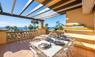 Spacieux appartement de 3 chambres avec vue panoramique sur la mer à vendre dans un complexe de plage à l'est du centre de Marbella 774700 