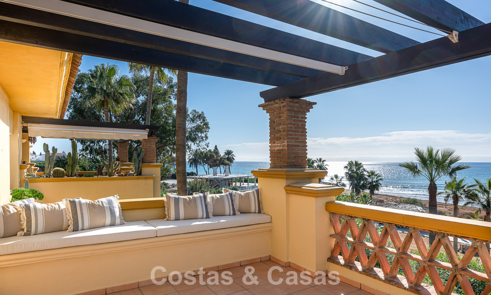 Spacieux appartement de 3 chambres avec vue panoramique sur la mer à vendre dans un complexe de plage à l'est du centre de Marbella 774702
