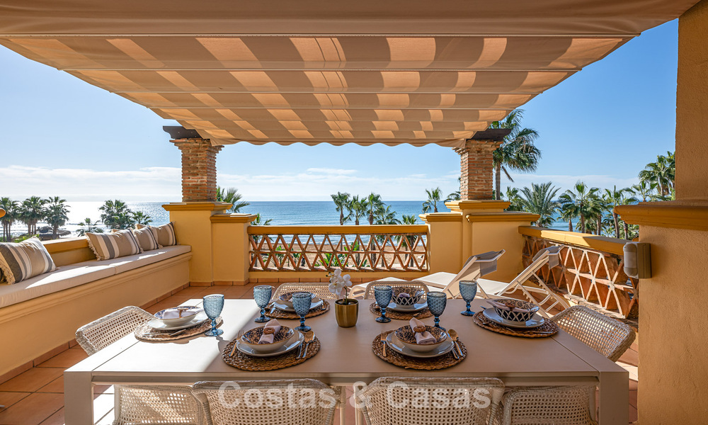 Spacieux appartement de 3 chambres avec vue panoramique sur la mer à vendre dans un complexe de plage à l'est du centre de Marbella 774710
