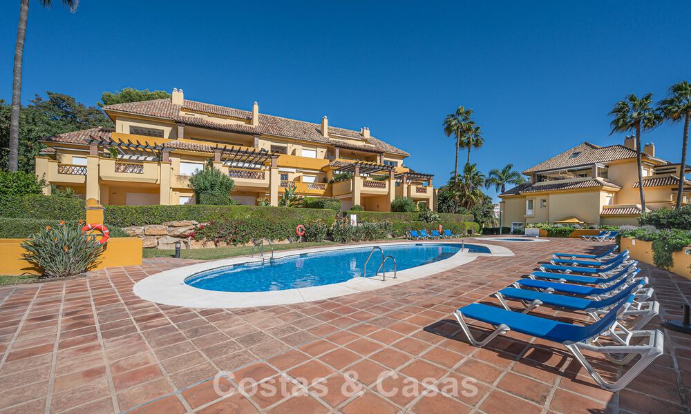 Spacieux appartement de 3 chambres avec vue panoramique sur la mer à vendre dans un complexe de plage à l'est du centre de Marbella 774714