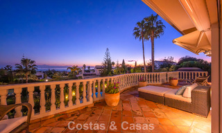 Belle villa de style espagnol avec vue imprenable sur la mer à vendre à Elviria, Marbella Est 774727 