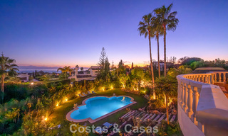 Belle villa de style espagnol avec vue imprenable sur la mer à vendre à Elviria, Marbella Est 774729 