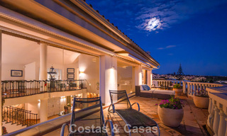 Belle villa de style espagnol avec vue imprenable sur la mer à vendre à Elviria, Marbella Est 774731 
