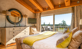 Belle villa de style espagnol avec vue imprenable sur la mer à vendre à Elviria, Marbella Est 774746 