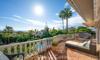 Belle villa de style espagnol avec vue imprenable sur la mer à vendre à Elviria, Marbella Est 774748 