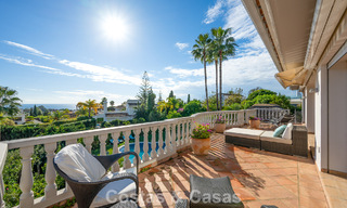 Belle villa de style espagnol avec vue imprenable sur la mer à vendre à Elviria, Marbella Est 774749 